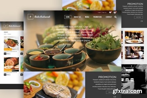 Food Restaurant Landing Pages