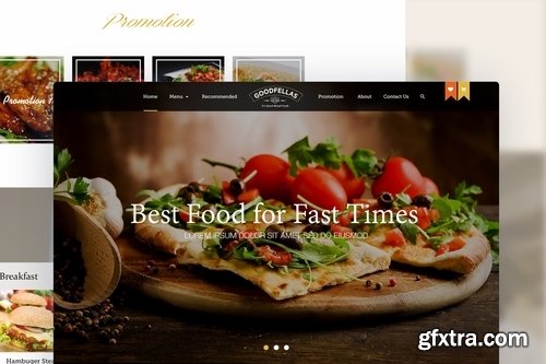 Food Restaurant Landing Pages