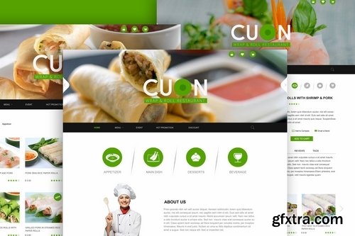 Food - Web UI Design Concept