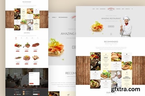 Food Landing Page Design Concept