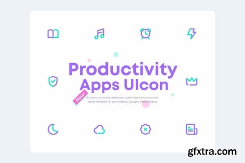 UICONS 2.0 - Productivity Mobile Apps Icon