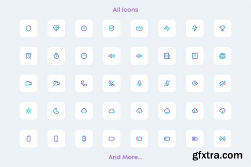 UICONS 2.0 - Productivity Mobile Apps Icon