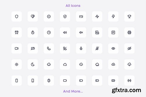 UICONS 2.0 - Productivity Mobile Apps Icon