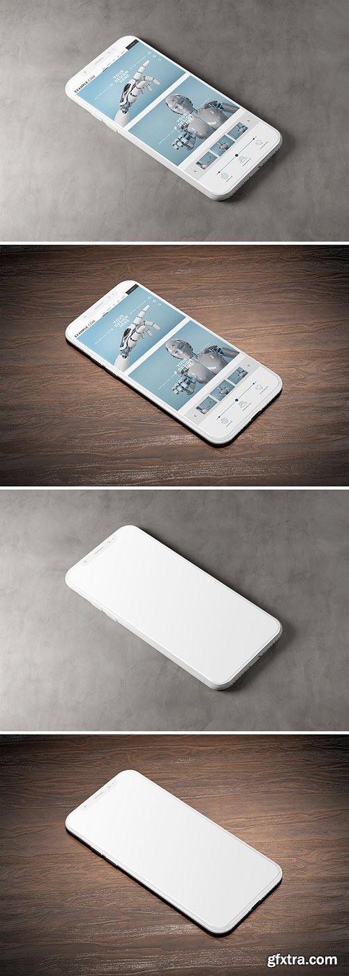 White Smartphone Mockup 243924688