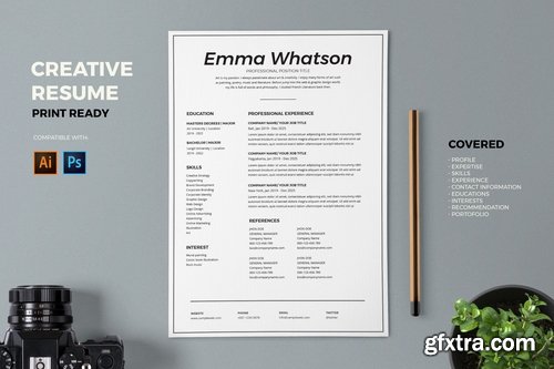 Resume CV Template Pro