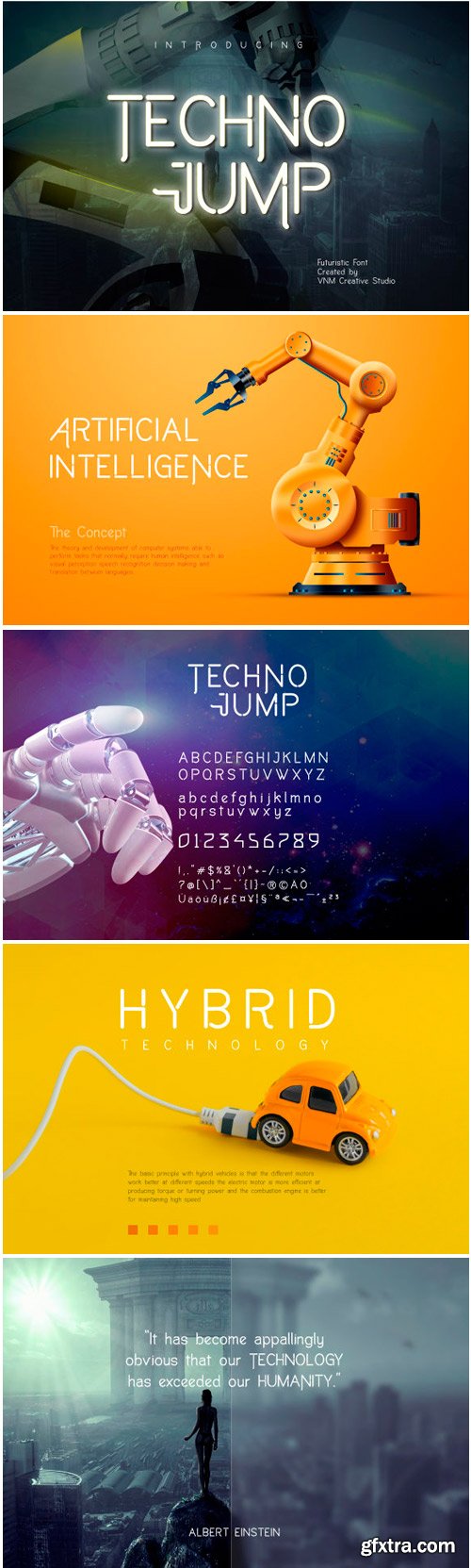 Techno Jump Font