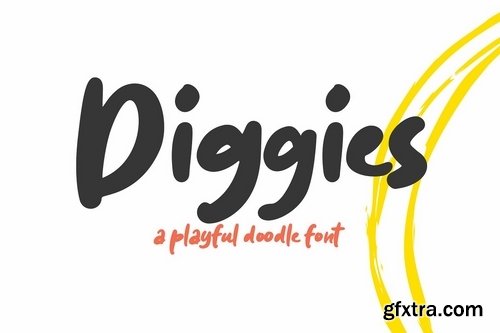 CM - Diggies - A Playful Doodle Font 3996138