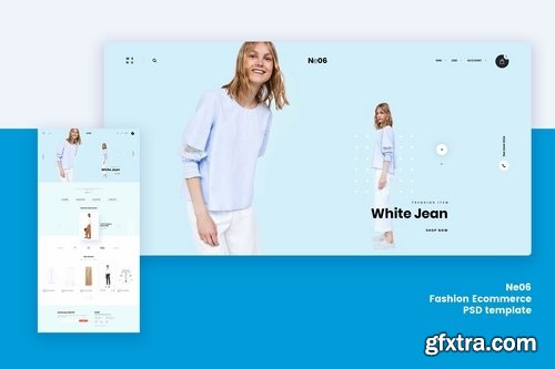 Ne06 - Fashion Ecommerce PSD template