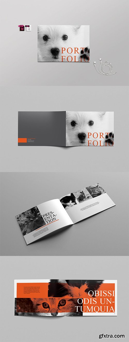 A4 Catalog Horizontal Template