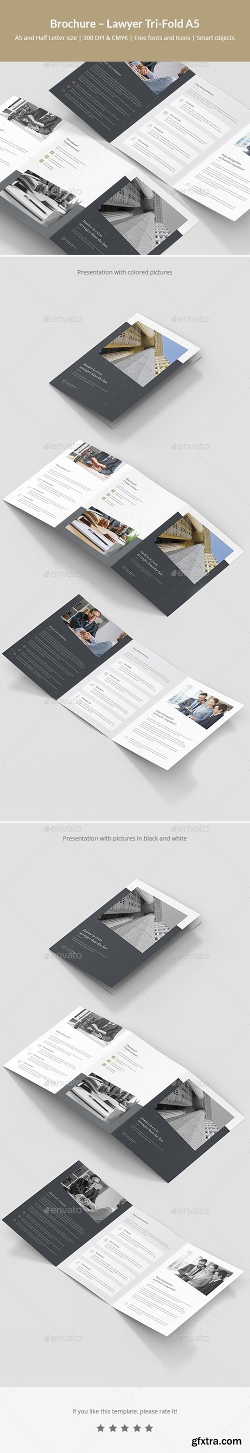 GraphicRiver - Brochure – Lawyer Tri-Fold A5 24226861