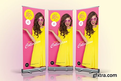 Fashion Sale Roll Up Banner 05