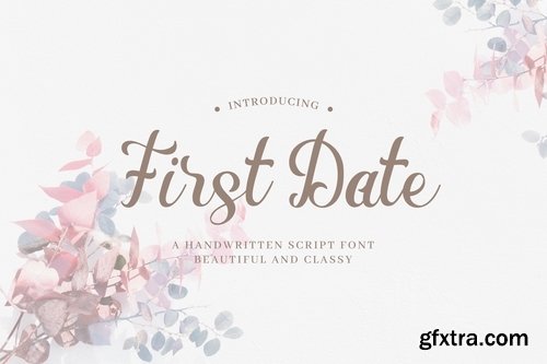 First Date - Romantic Handwritten Script