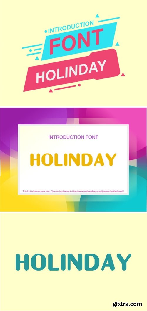 Holinday Font