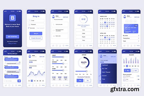 Banking Mobile App UI Kit