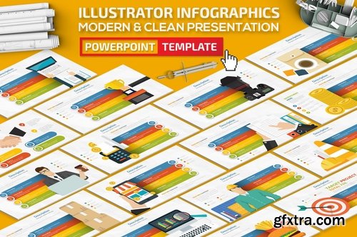 Illustrator Infographics Powerpoint and Keynote Templates