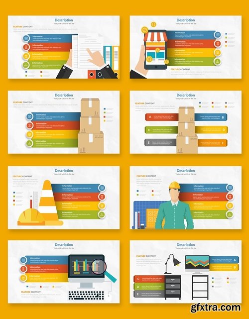 Illustrator Infographics Powerpoint and Keynote Templates