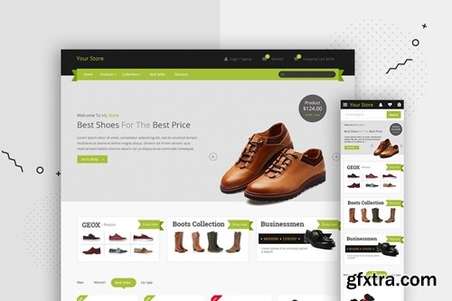 Shop Website Landing Page