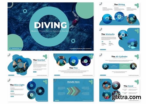 Diving Google Slides Template