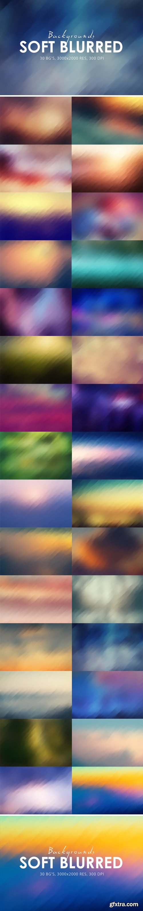 30 Soft Blurred Backgrounds