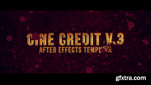 VideoHive Cine Credit V.3 24303979