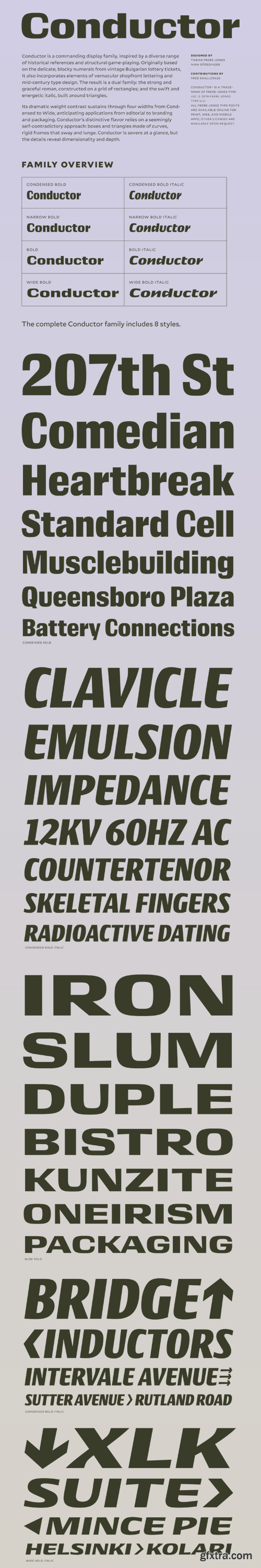 Conductor Font Family