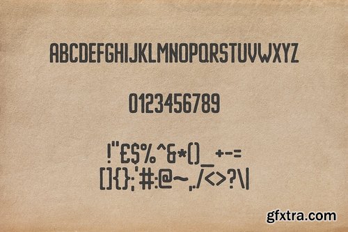 CM - Imprimo Letterpress Font 3997335