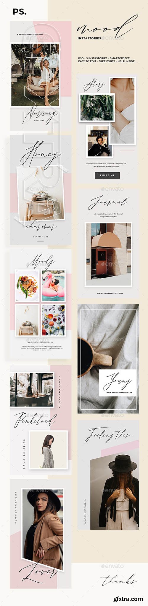 GraphicRiver - Moodboard Instagram Stories 24274147