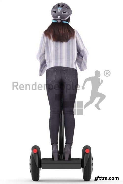 RenderPeople - Aneko Posed 019 3d Model