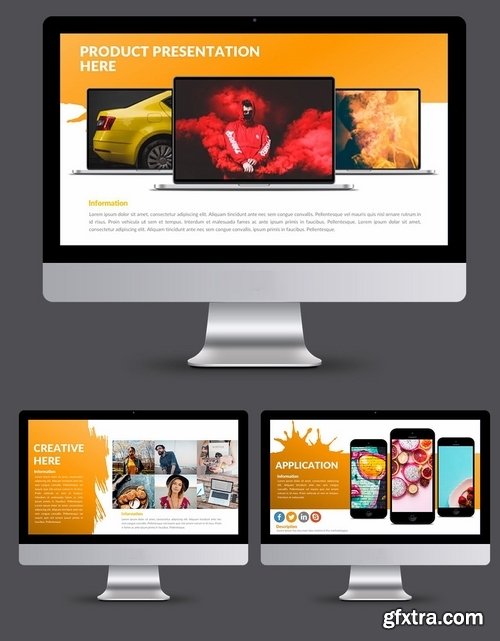 Yellow Slides Powerpoint and Keynote Templates