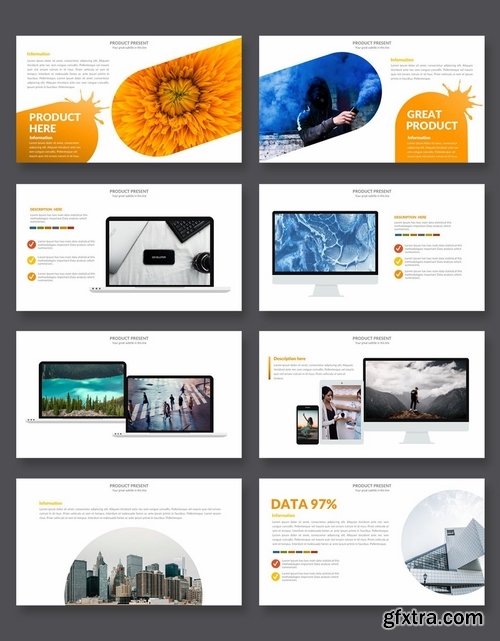 Yellow Slides Powerpoint and Keynote Templates