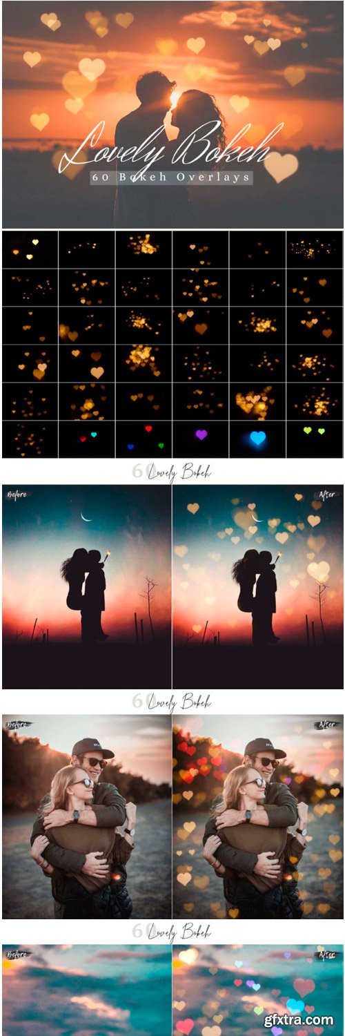 60 Lovely Bokeh Lights Effect Overlay 1684575