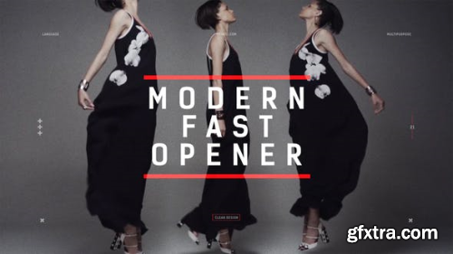 VideoHive Modern Fast Opener Dynamic Typography Fashion Event Promo Clean Stomp Rhythmic 22566171