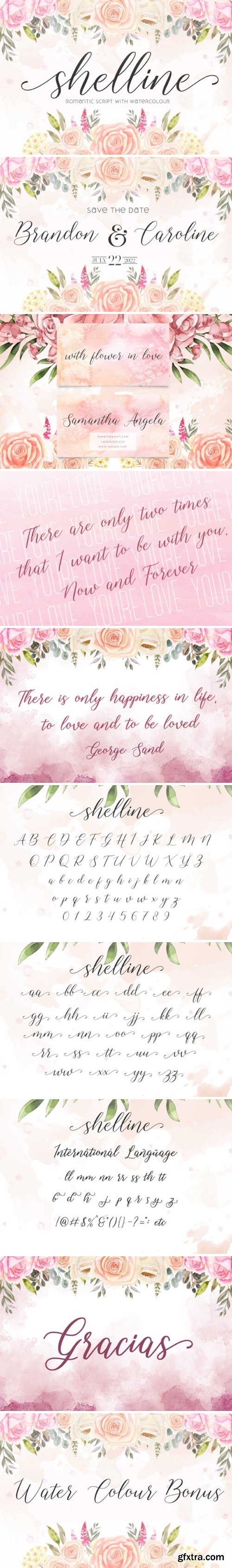 Shelline Font