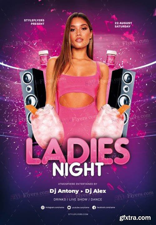 Ladies Night V0708 2019 PSD Flyer Template