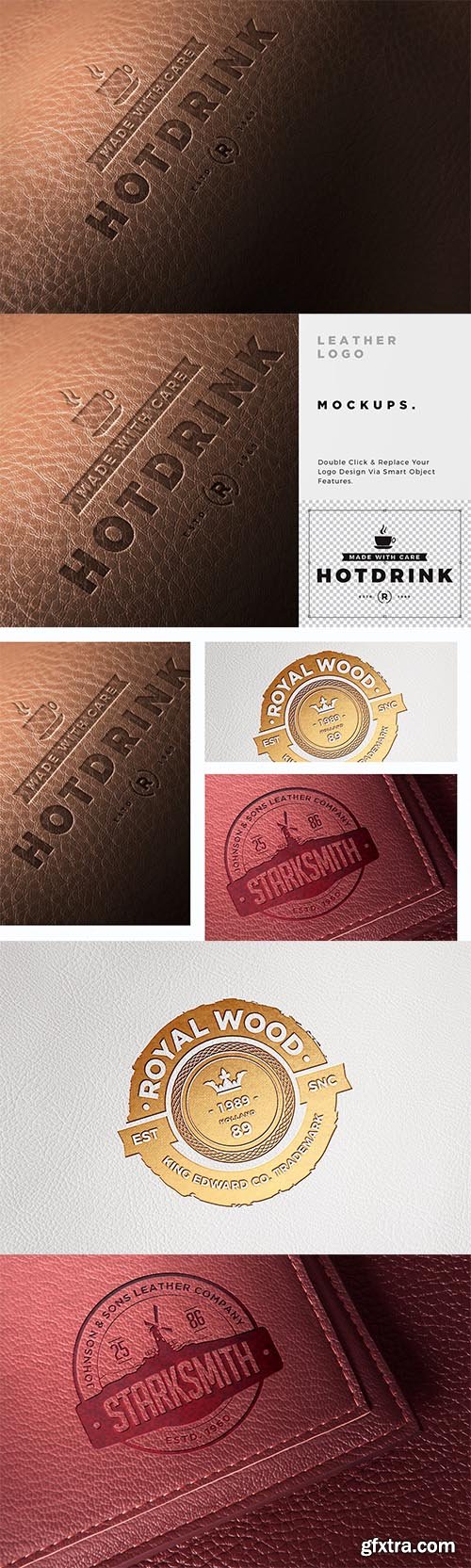 Leather Logo Mockups