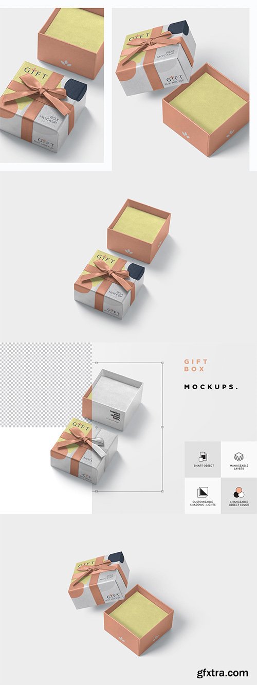 Gift Box Mockups