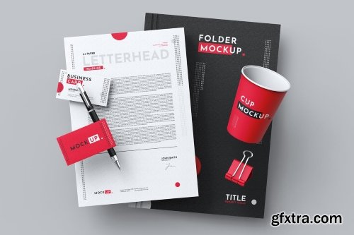 Stationery Branding Mock-Up Template