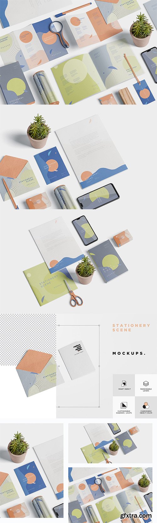 Stationery Mockup Scenes