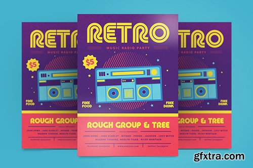 Retro Music Flyer