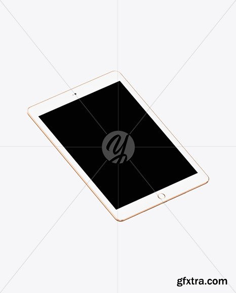 Gold IPad Mockup 46978