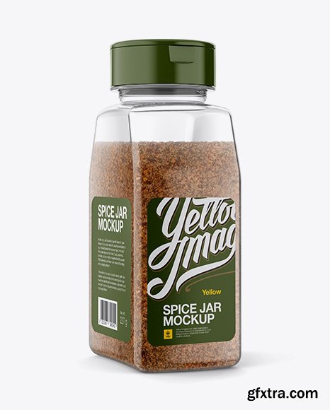 Spice Jar Mockup - Halfside View 14165