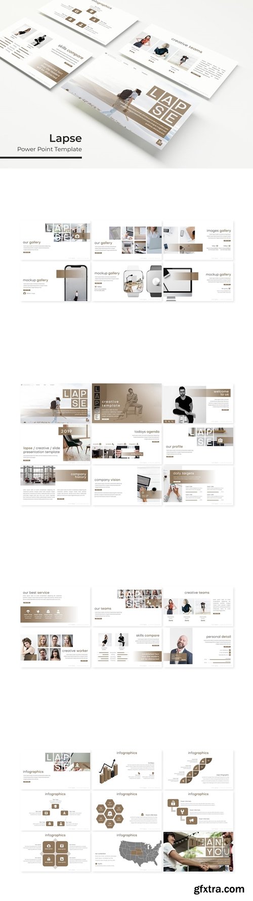 Lapse Powerpoint, Keynote and Google Slides Templates