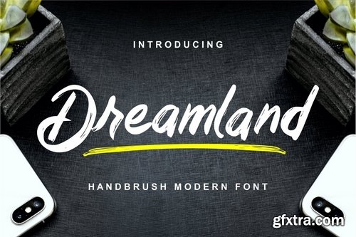 Dreamland - Handbrush Modern Font