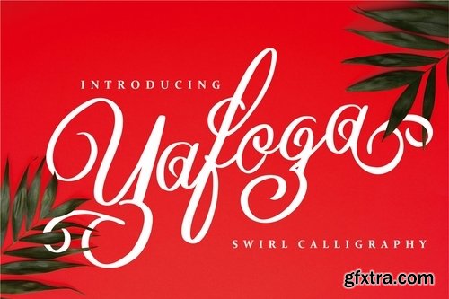 Yafoga - Swirl Calligraphy