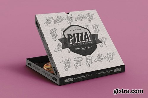 Pizza Box Mock-Up Template 2