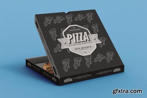 Pizza Box Mock-Up Template 2