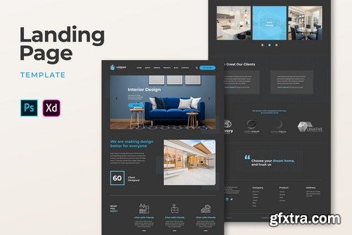 Interior Furniture Landing Pages