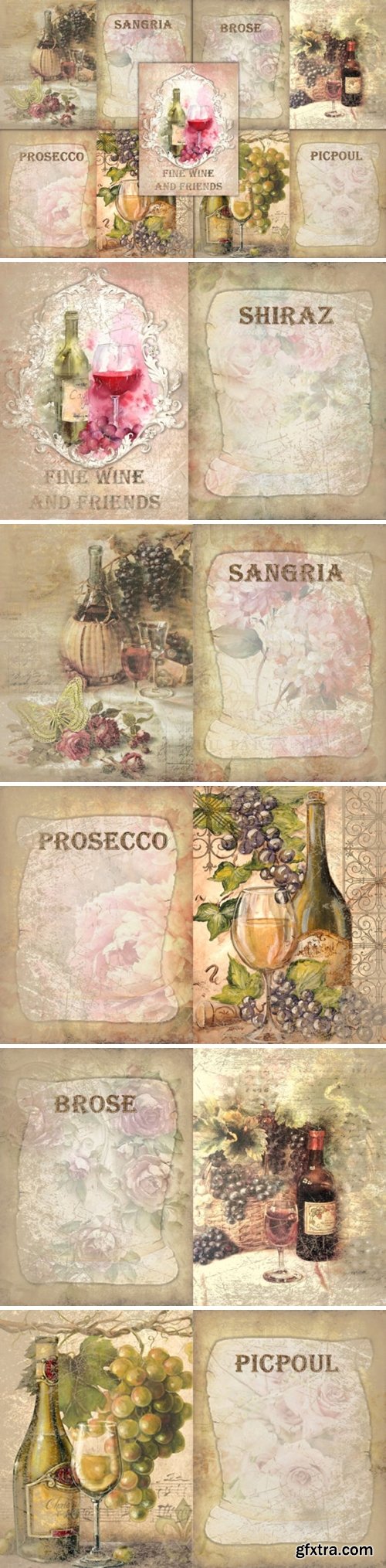 Printable Backgrounds Sun Sea and Wine 1629593