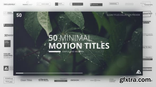 VideoHive Minimal Titles Collection 23272842