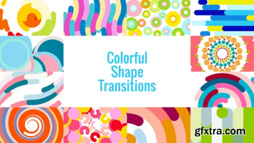 VideoHive Colorful Shape Transitions AE 23432459